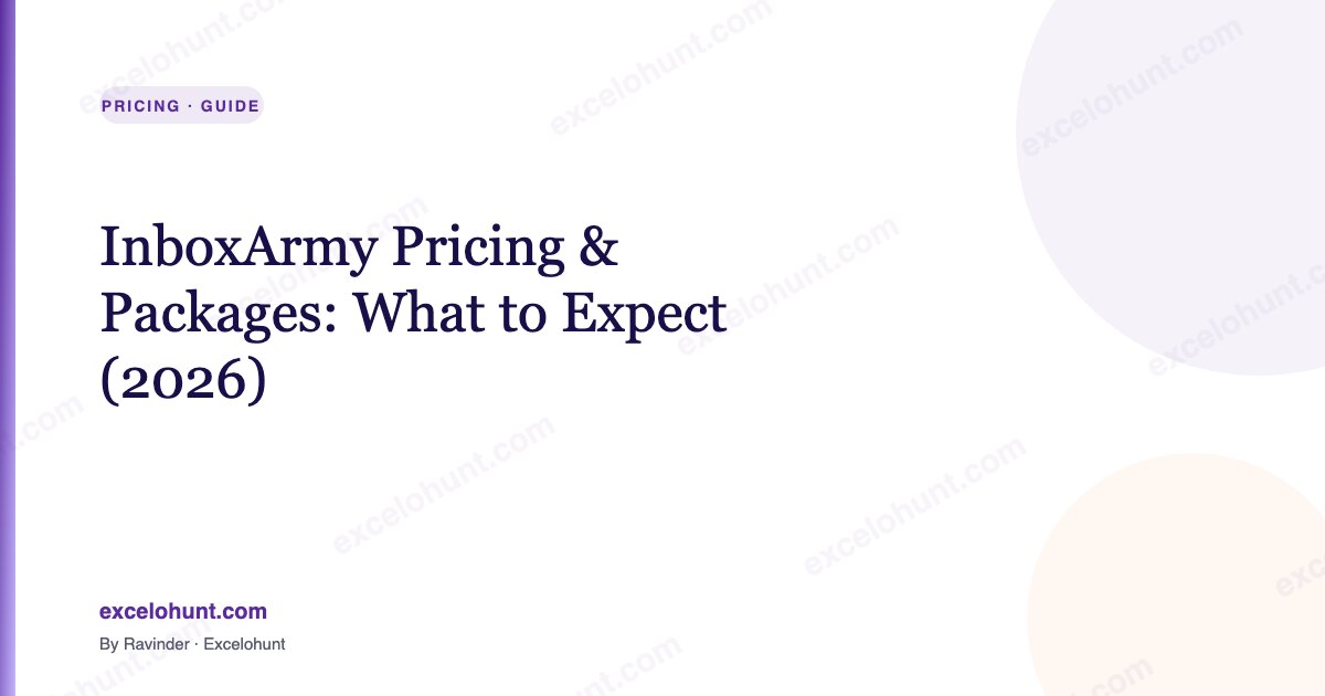 InboxArmy Pricing & Packages: What to Expect (2026)