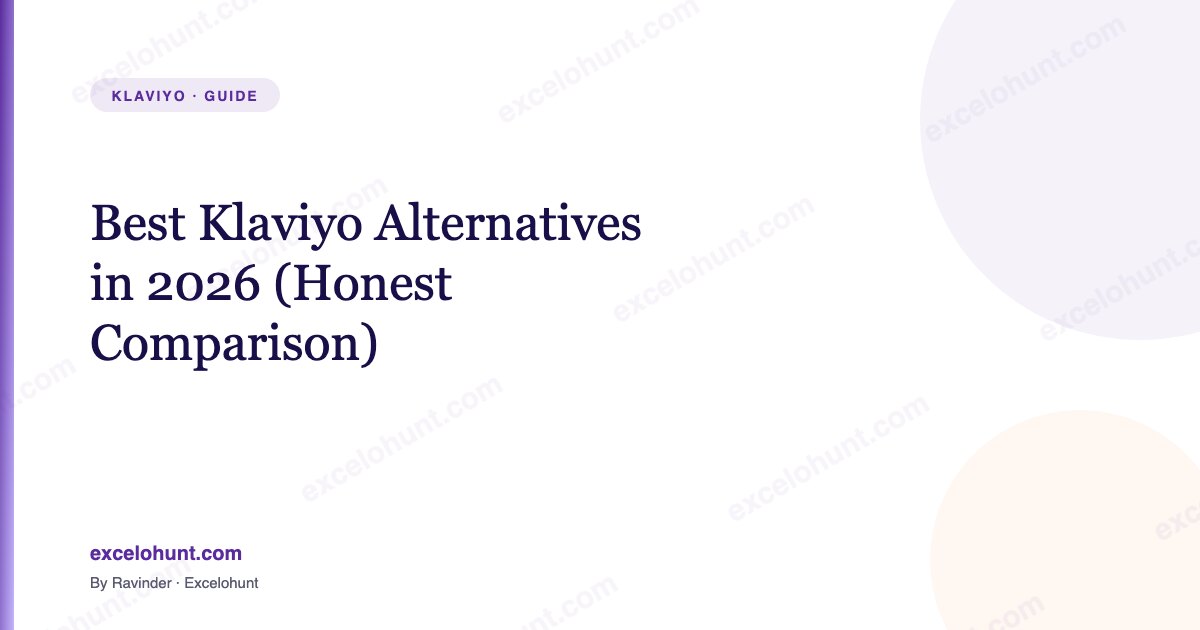 Best Klaviyo Alternatives in 2026 (Honest Comparison)