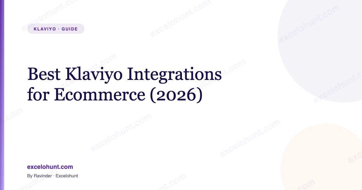 Best Klaviyo Integrations for Ecommerce (2026)