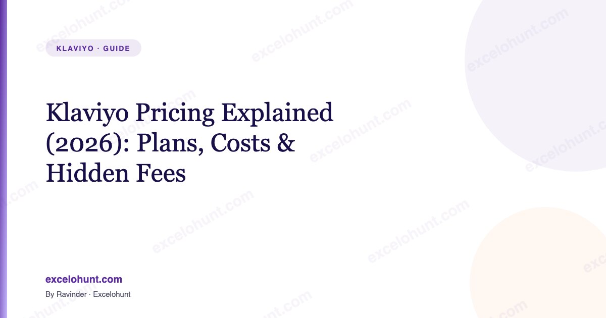 Klaviyo Pricing 2026: Real Costs by List Size + Tier Table