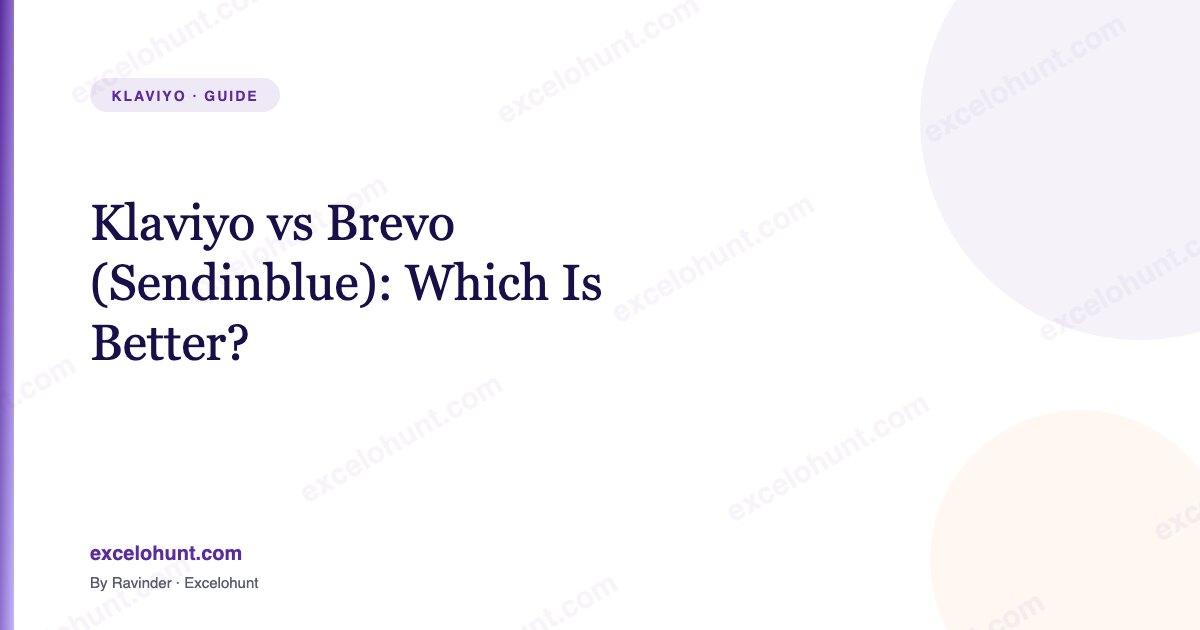 Klaviyo vs Brevo (Sendinblue): Which Is Better?
