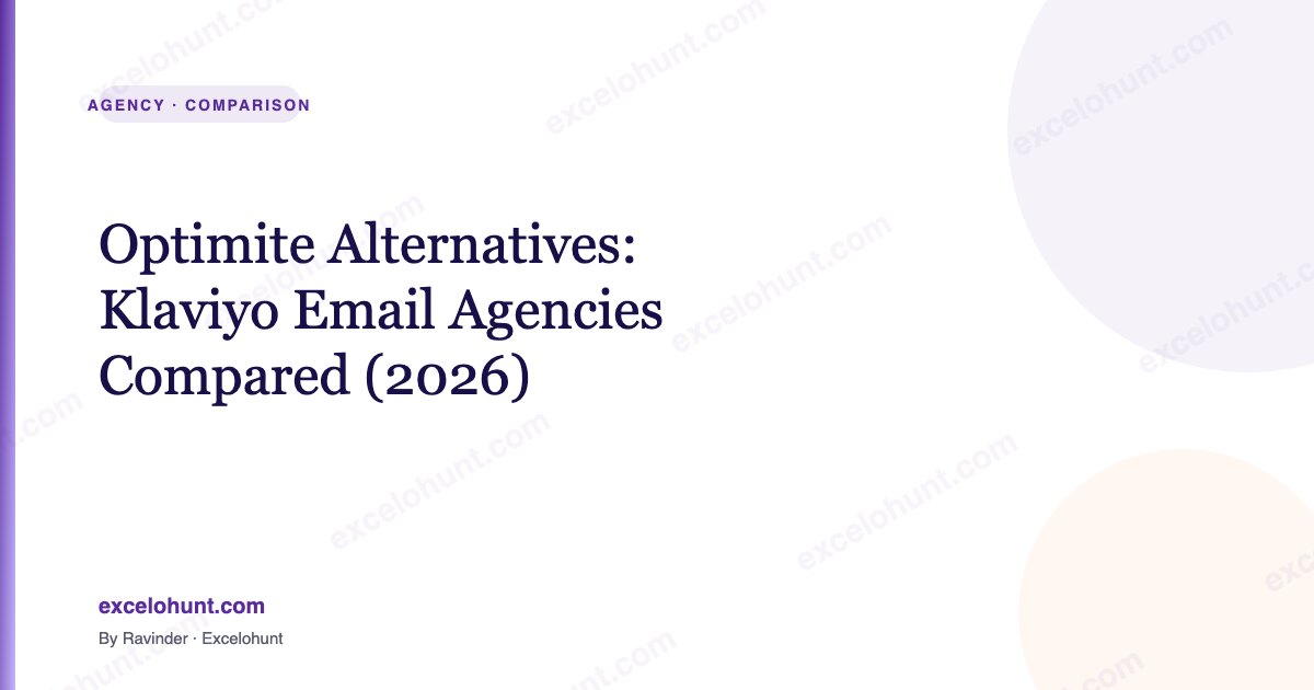 Optimite Alternatives: Klaviyo Email Agencies Compared (2026)