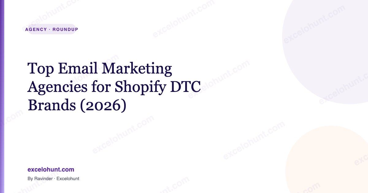 Top Email Marketing Agencies for Shopify DTC Brands (2026)